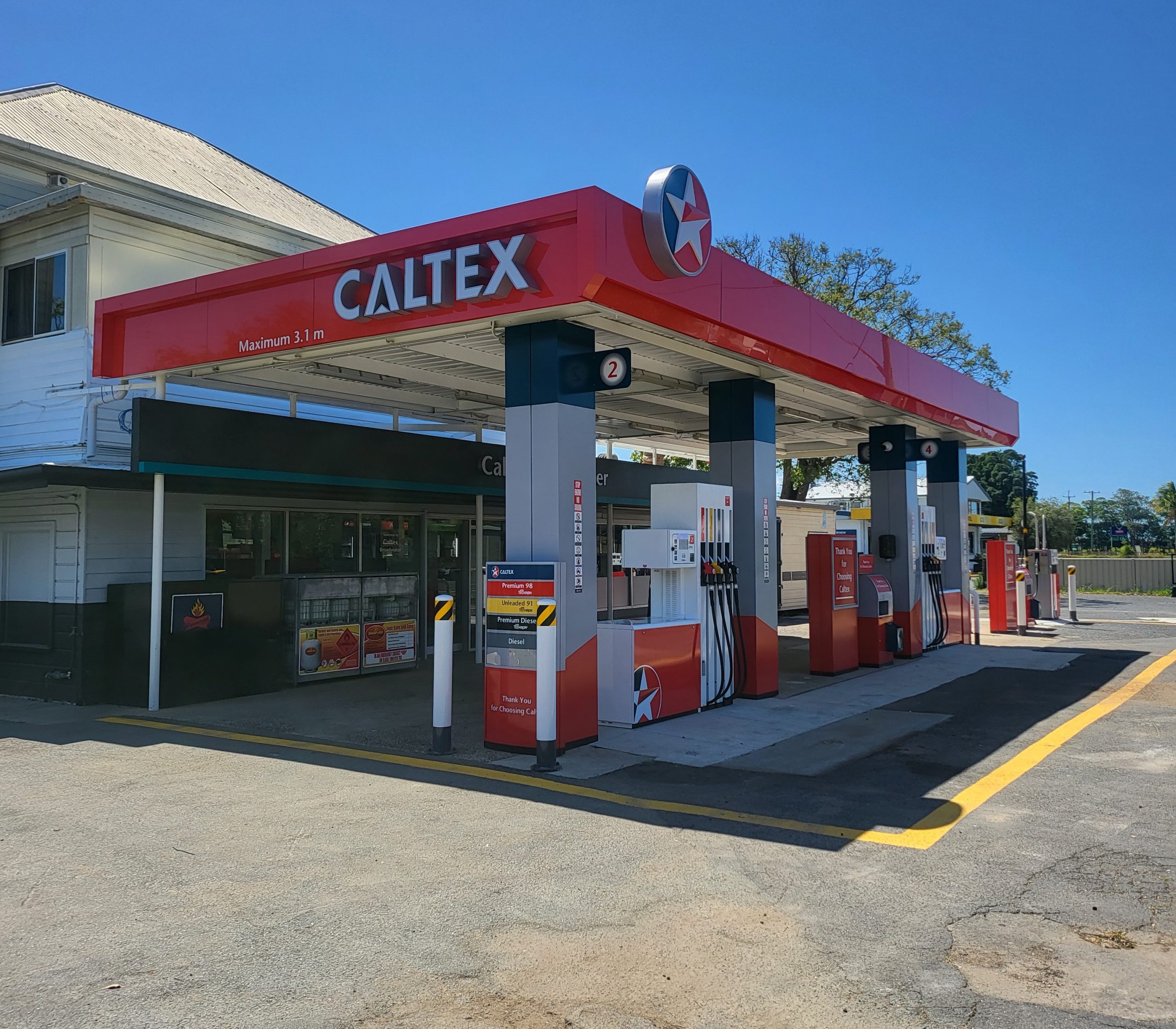 caltex bwater